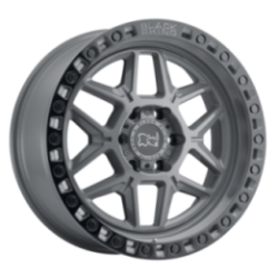 Black Rhino Kelso BATTLESHIP GRAY W/BLACK LIP 17X9 6X139.7/-12