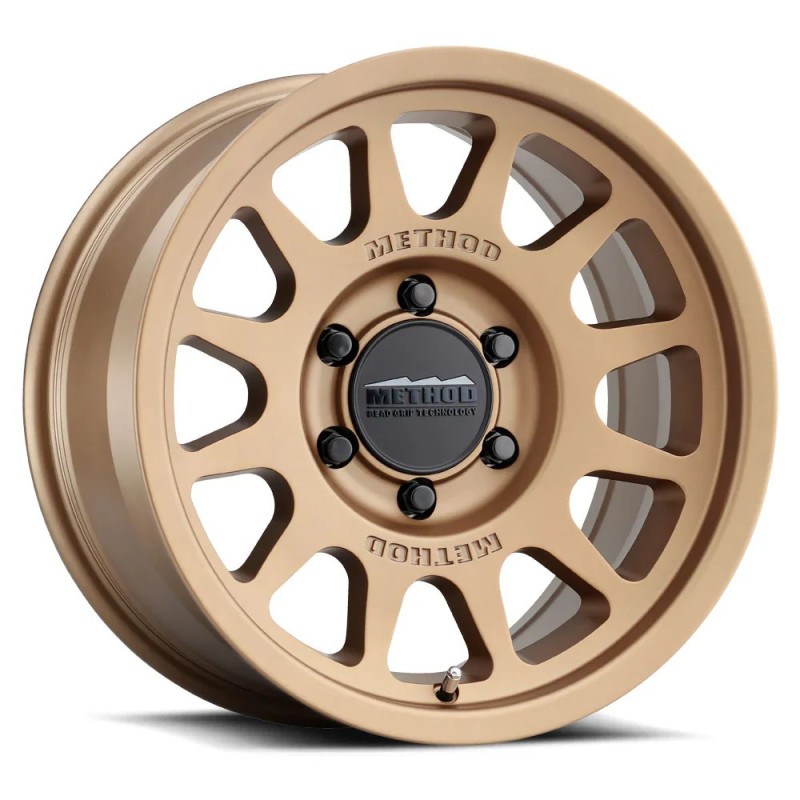 Llanta 703 Bronze BeadGrip 17x9" 5x127/-12- Method Wheels