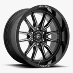Llanta Fuel Clash Gloss Black Milled 17x9 6x139/-12