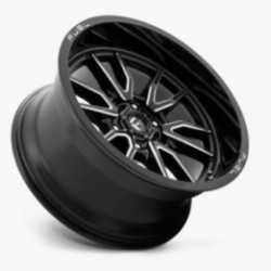 Llanta Fuel Clash Gloss Black Milled 17x9 6x139/-12