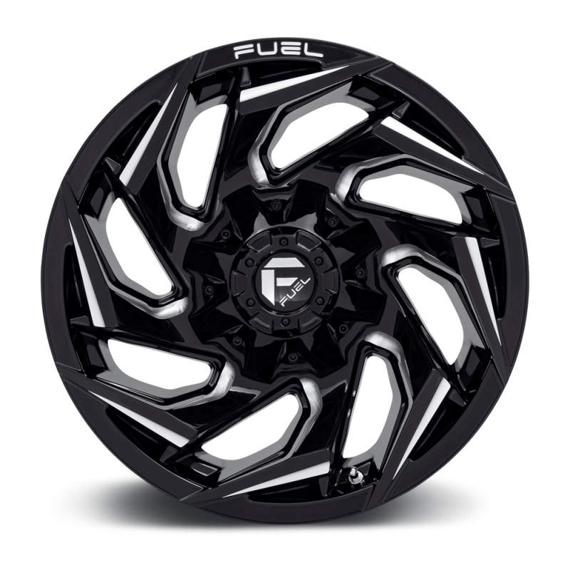 Llanta Fuel Reaction GLOSS MILLED BLACK 20X10 6X139.7/135/-18