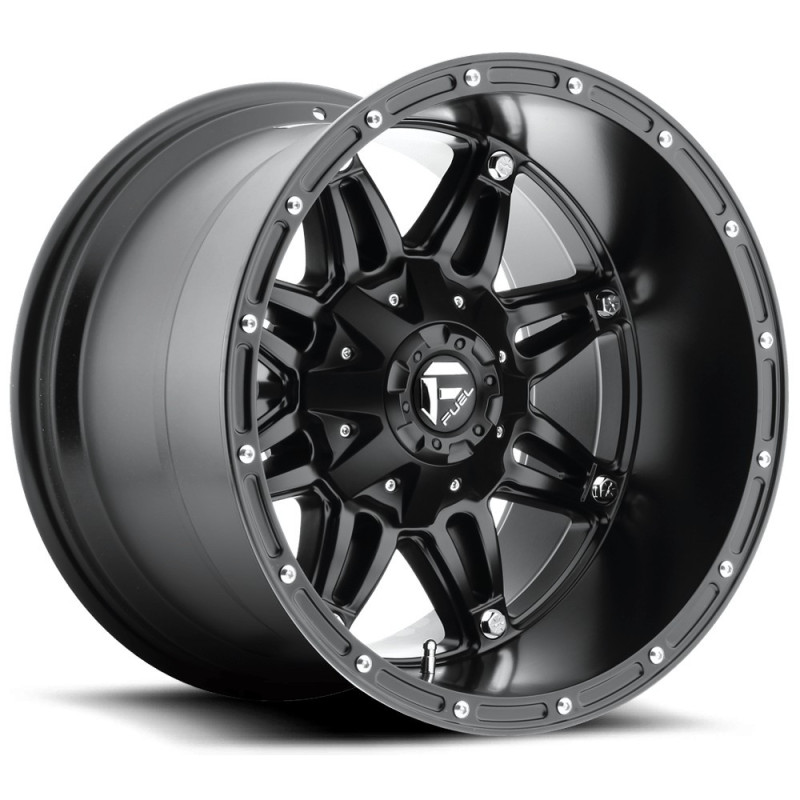 Llanta Fuel Hostage MATTE BLACK 20X9 6X139.7/6X135/-12