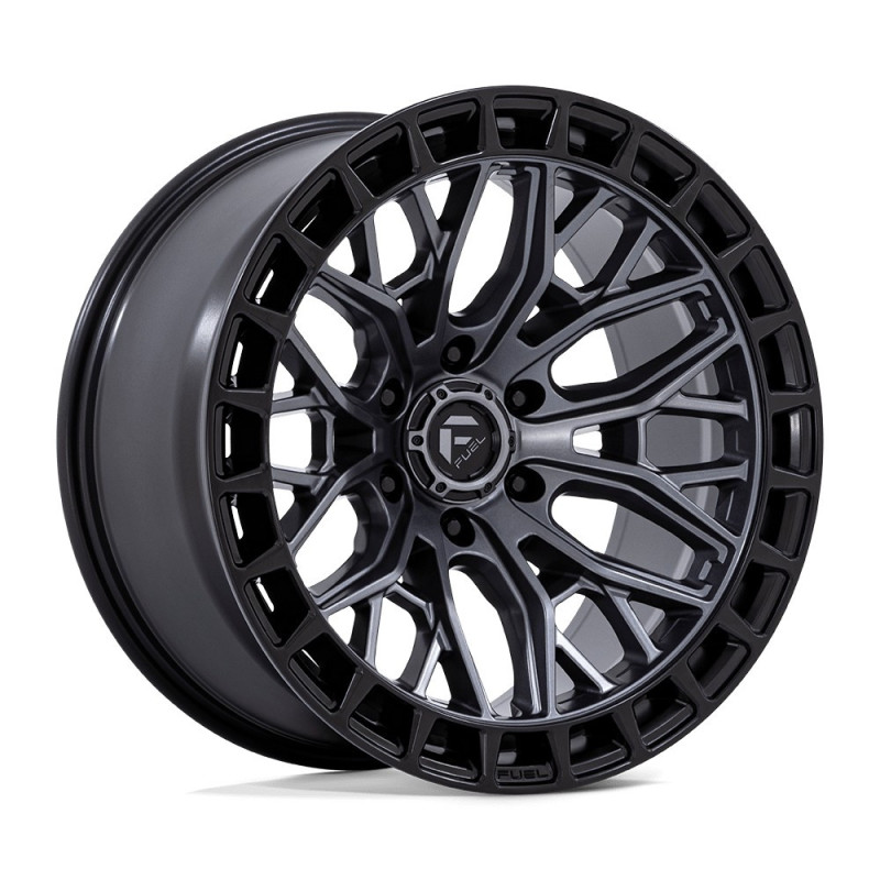 Llanta Fuel Sigma MATTE GUN METAL BLACK LIP 20x9 6x139.7/1