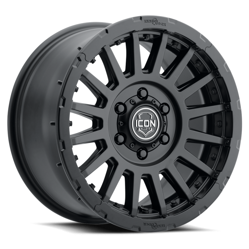 Llanta Recon PRO Santin Black 17x8.5 6x139/0 ICON ALLOYS