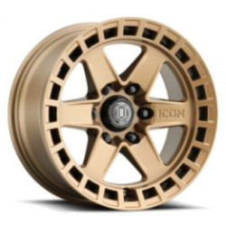 Llanta Raider SATIN BRASS 17x8.5 6x139/0 ICON ALLOYS
