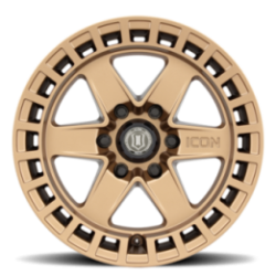 Llanta Raider SATIN BRASS 17x8.5 6x139/0 ICON ALLOYS