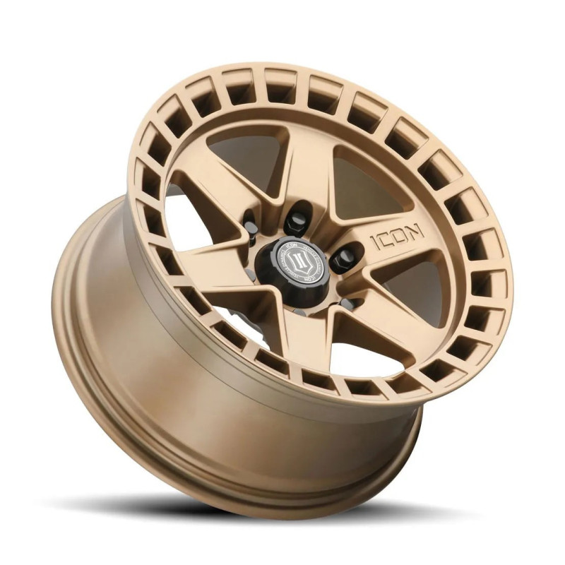 Llanta Raider SATIN BRASS 17x8.5 6x139/0 ICON ALLOYS