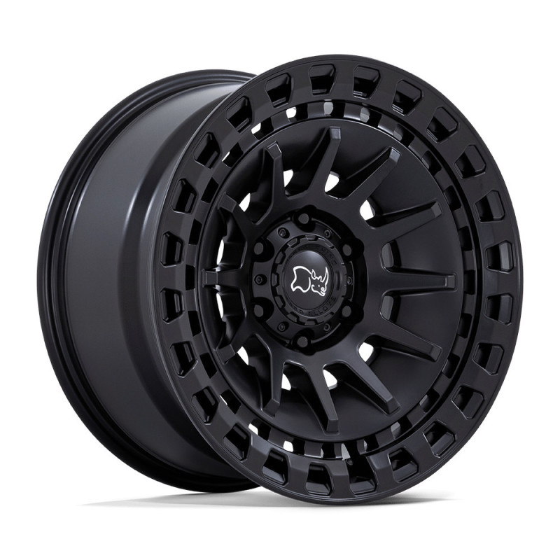 Llanta Black Rhino Barrage Matte Black 17x8.5 6x139.7/-10