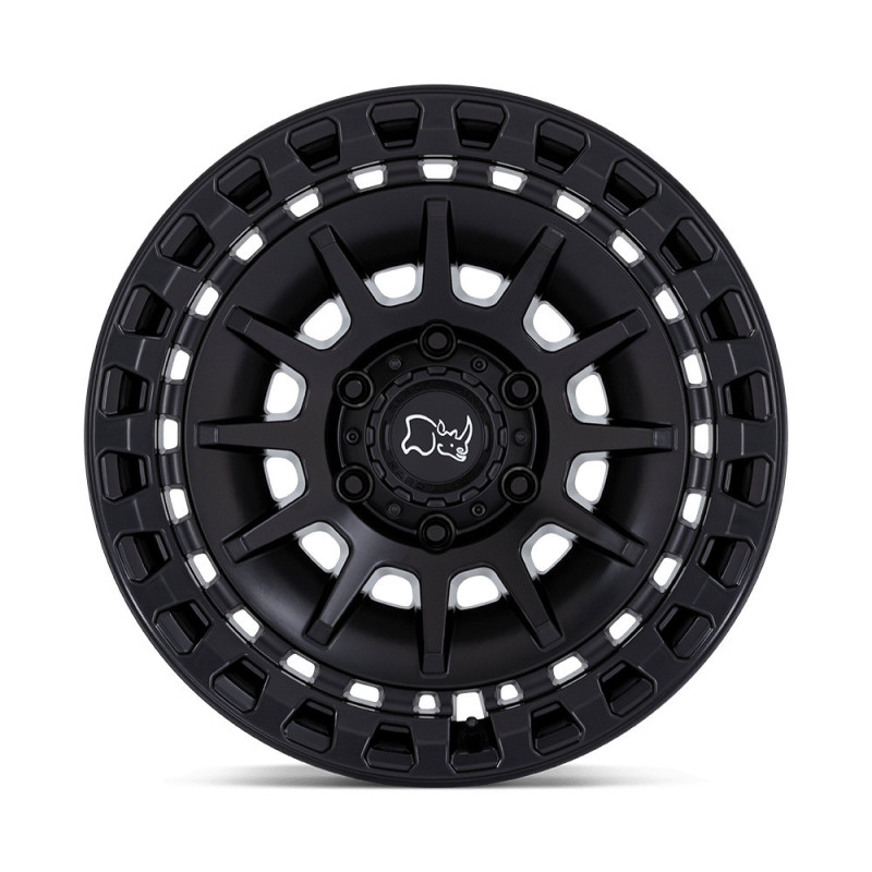Llanta Black Rhino Barrage Matte Black 17x8.5 6x139.7/-10