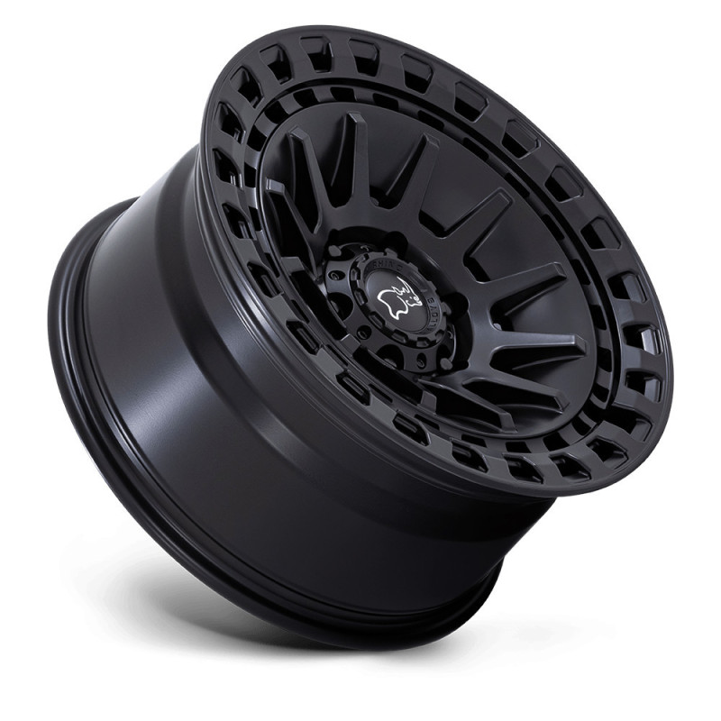 Llanta Black Rhino Barrage Matte Black 17x8.5 6x139.7/-10