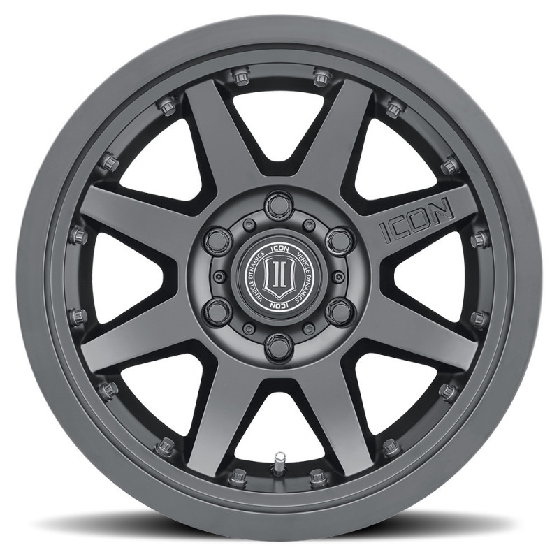 Llanta Rebound Pro Satin Black 17x8.5 6x139/0  ICON ALLOYS