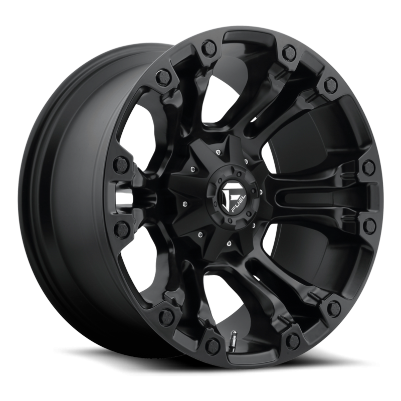 Llanta Fuel Vapor MATTE BLACK 17X9 5x139/5x108/-12