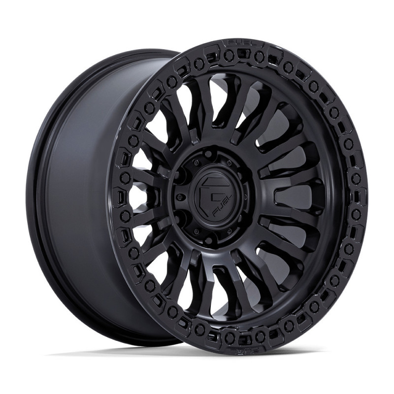 Llanta Fuel Rincon Matte Black W/Gloss Black Lip 17x9 8x165/-12