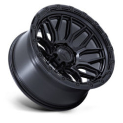Llanta Fuel Surge Matte Black W/Gloss Black Lip 17x9 6x139/-12