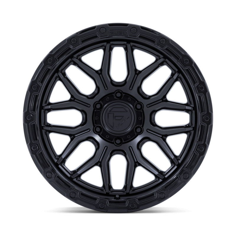 Llanta Fuel Surge Matte Black W/Gloss Black Lip 17x9 6x139/-12