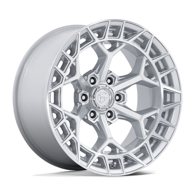 Llanta Fuel Charger Gloss Silver Machine Face 17X9 6X139.7/-12