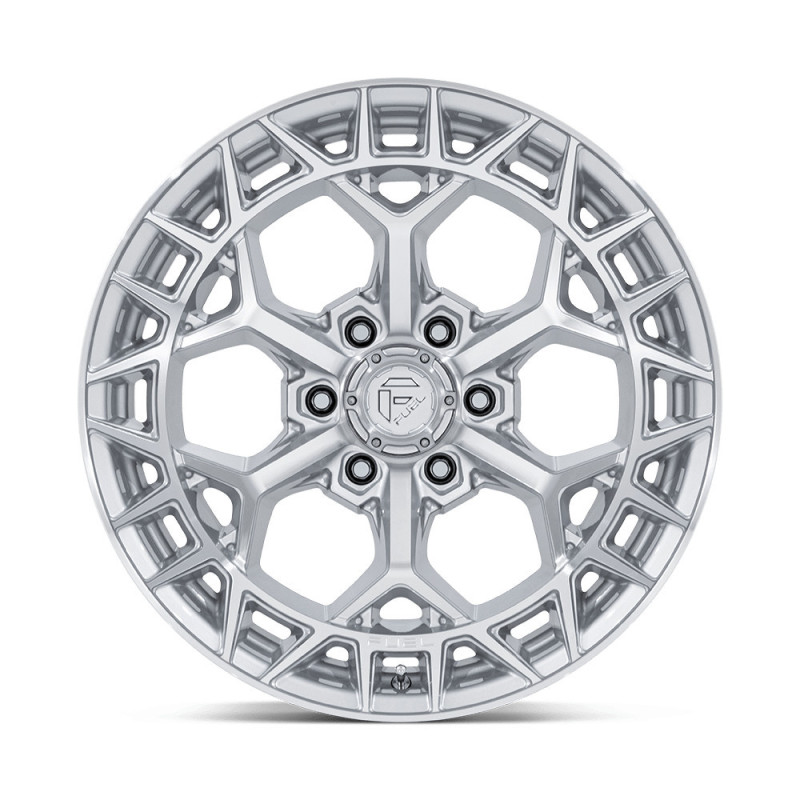 Llanta Fuel Charger Gloss Silver Machine Face 17X9 6X139.7/-12
