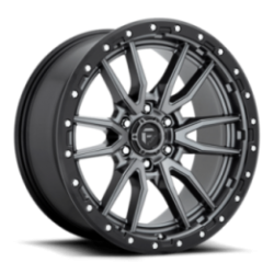 Llanta Fuel Rebel Gunmetal Black Lip 17X9 6X139.7/-12