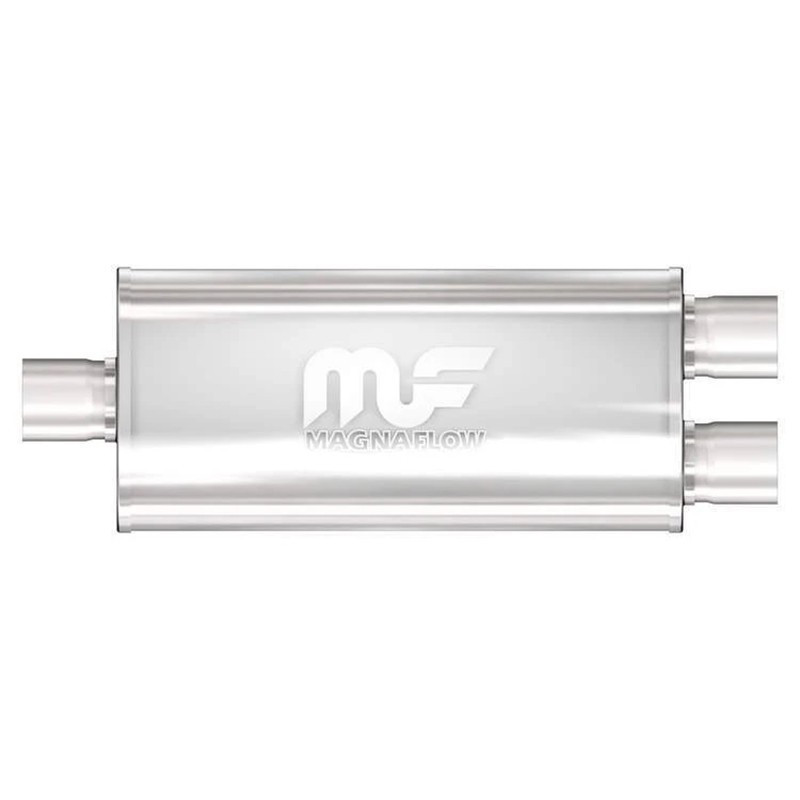 MAGNAFLOW Silenciador de Alto Flujo centro 3"/doble 2-1/2" 12198 (Ram