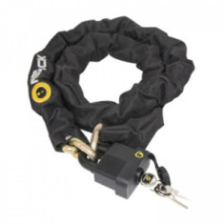 Cadena y candado de seguridad negra / Redlock / XL