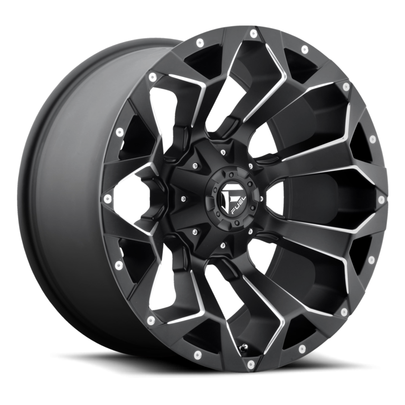 Fuel Assault MATTE BLACK 17X9 6X135/139.7/-12