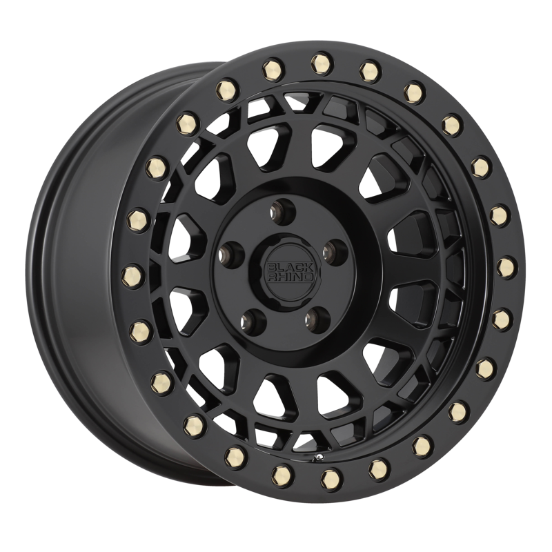 Black Rhino Primm MATTE BLACK BRASS BOLTS 17x9 6x139,7/-12