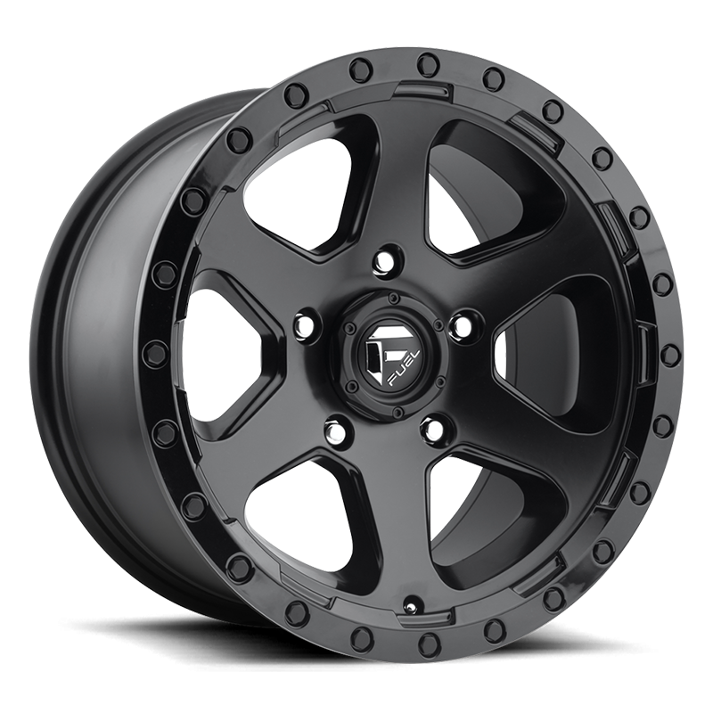 Fuel Ripper MATTE BLACK 17x9 6x139.7/-12