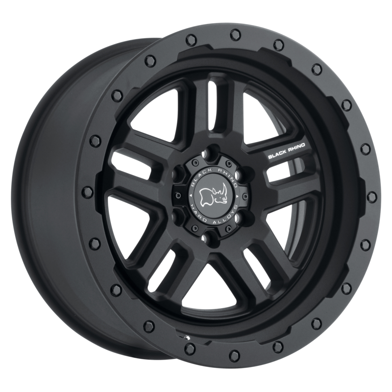 Black Rhino Barstow TEXTURED MATTE BLACK 20x9.5 6x135/12