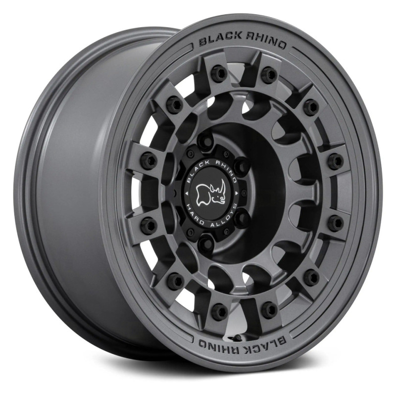 Llanta BLACK RHINO FUJI MATTE GUNMETAL 17X9.0 6×139.7 /-12