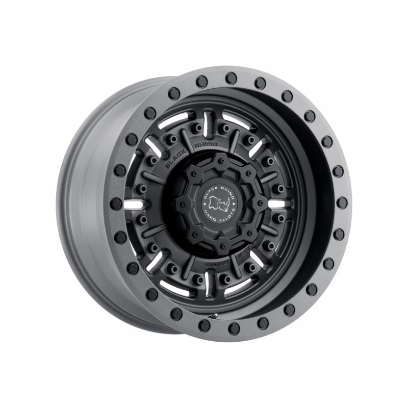 Llanta Black Rhino Abrams TEXTURED MATTE GUNMETAL 17x9.5 5x127/-18